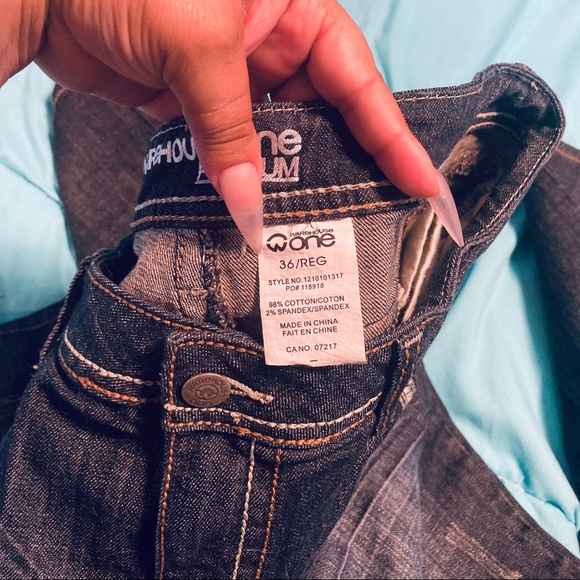 WarehouseOne jeans! Worn once. Mint Condition - Picture 4 of 4